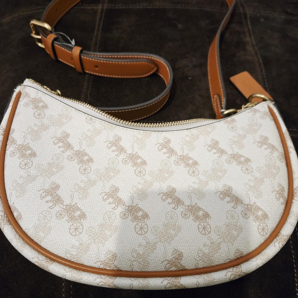 Coach Mira Shoulder Bag With Horse And Carriage Print, style number CM584. - Picture 12 of 13
